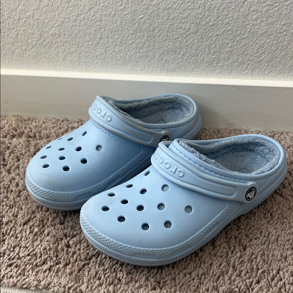 CROCS Light Blue Women's Slippers